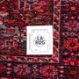 Karaja Persian Rug 6x3 ft - Semi Antique Medallion Ultramarine, Red Hand Knotted | full view | SKU 112408