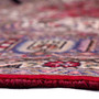 Tabriz Persian Rug 13x9 ft - Semi Antique Medallion Red, Cream Hand Knotted | back view | SKU 112417