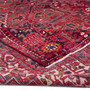 Goravan Persian Rug 12'10" x 9'2" - Semi Antique Medallion Blue, Red Hand Knotted | detail view | SKU 112419