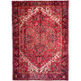 Goravan Persian Rug 12x9 ft - Semi Antique Medallion Toranj, Herati Mahi Madder Red, Dark Red, Burgundy Hand Knotted | front view | SKU 112419