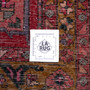Azerbaijan Persian Rug 11x3 ft - Semi Antique Medallion Red, Cream Hand Knotted | full view | SKU 112427