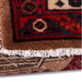 Azerbaijan Persian Rug 14'5" x 3'8" - Semi Antique Medallion Red, Cream Hand Knotted | pile detail | SKU 112433