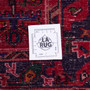 Karaja Persian Rug 9x3 ft - Semi Antique Medallion Ultramarine, Red Hand Knotted | full view | SKU 112434