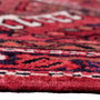 Karaja Persian Rug 10'6" x 3'3" - Semi Antique Medallion Ultramarine, Red Hand Knotted | back view | SKU 112440