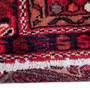 Karaja Persian Rug 10x3 ft - Semi Antique Medallion Ultramarine, Red Hand Knotted | pile detail | SKU 112440