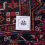 Goravan Persian Rug 9'4" x 6'8" - Semi Antique Medallion Blue, Red Hand Knotted | full view | SKU 112447