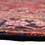 Sharabian Persian Rug 10'3" x 5'11" - Semi Antique Medallion Black, Navy Blue Hand Knotted | back view | SKU 112452