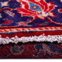 Mahal Persian Rug 10x9 ft - Semi Antique Medallion (Toranj), Shah Abbasi Madder Red, Navy Blue, Ivory Hand Knotted | pile detail | SKU 112514