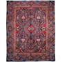 Kashmar Persian Rug 13x9 ft - Antique Afshan Crimson, Ivory Hand Knotted | front view | SKU 112548