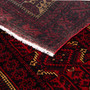 Baluch Persian Rug 8x4 ft - Semi Antique Mihrab Red, Blue Hand Knotted | pile detail | SKU 112553