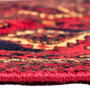Baluch Persian Rug 5'3" x 2'4" - Semi Antique Mihrab Red, Blue Hand Knotted | pile detail | SKU 112556