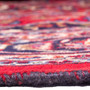Mashad Persian Rug 9'10" x 8'2" - Semi Antique Medallion Crimson, Ultramarine Hand Knotted | back view | SKU 112560