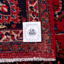 Mashad Persian Rug 11x7 ft - Semi Antique Medallion Crimson, Ultramarine Hand Knotted | full view | SKU 112561