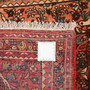 Rudbar Persian Rug 9x2 ft - Semi Antique Medallion Red, Ivory Hand Knotted | full view | SKU 110115