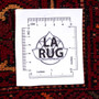 Baluch Persian Rug 4x3 ft - Semi Antique Mihrab Red, Blue Hand Knotted | full view | SKU 112570