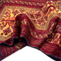 Baluch Persian Rug 4'12" x 3'5" - Semi Antique Mihrab Red, Blue Hand Knotted | detail view | SKU 112570