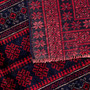 Baluch Persian Rug 5x3 ft - Semi Antique Mihrab Red, Blue Hand Knotted | pile detail | SKU 112571