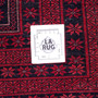 Baluch Persian Rug 5'1" x 3'1" - Semi Antique Mihrab Red, Blue Hand Knotted | full view | SKU 112571