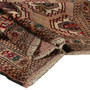 Turkmen Persian Rug 6'7" x 4'7" -  Geometric Crimson, Navy Blue Hand Knotted | detail view | SKU 110116