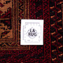 Baluch Persian Rug 4'11" x 3'3" - Semi Antique Mihrab Red, Blue Hand Knotted | full view | SKU 112579