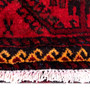 Baluch Persian Rug 8'10" x 4'11" - Semi Antique Mihrab Red, Blue Hand Knotted | pile detail | SKU 112587