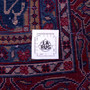 Arak Persian Rug 13x9 ft - Semi Antique Medallion Crimson, Red Hand Knotted | full view | SKU 112611