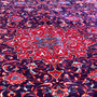 Arak Persian Rug 13'11" x 9'10" - Semi Antique Medallion Crimson, Red Hand Knotted | side view | SKU 112611