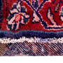 Arak Persian Rug 9x3 ft - Semi Antique Medallion Crimson, Red Hand Knotted | pile detail | SKU 112633