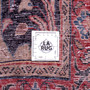 Arak Persian Rug 8'2" x 4'3" - Semi Antique Medallion Crimson, Red Hand Knotted | full view | SKU 112634