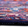 Mashad Persian Rug 12'7" x 9'7" - Semi Antique Medallion Crimson, Ultramarine Hand Knotted | back view | SKU 112654