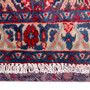 Arak Persian Rug 8'2" x 5'1" - Semi Antique Medallion Crimson, Red Hand Knotted | pile detail | SKU 112656