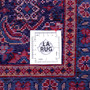 Arak Persian Rug 8'6" x 5'3" - Semi Antique Medallion Crimson, Red Hand Knotted | full view | SKU 112657