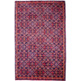 Arak Persian Rug 8'6" x 5'3" - Semi Antique Medallion Crimson, Red Hand Knotted | front view | SKU 112657