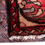 Hamadan Persian Rug 10'3" x 2'7" - Semi Antique Afshan Red, Blue Hand Knotted | pile detail | SKU 112659