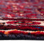 Hamadan Persian Rug 10'6" x 3'5" - Semi Antique Afshan Red, Blue Hand Knotted | back view | SKU 112661