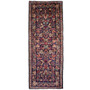 Arak Persian Rug 11x4 ft - Semi Antique Medallion Crimson, Red Hand Knotted | front view | SKU 112663