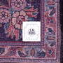 Arak Persian Rug 11'6" x 4'4" - Semi Antique Medallion Crimson, Red Hand Knotted | full view | SKU 112663
