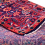 Veramin Persian Rug 7'9" x 4'1" - Semi Antique Vagireh Blue, Navy Blue Hand Knotted | corner detail | SKU 112669