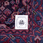 Arak Persian Rug 9x3 ft - Semi Antique Medallion Crimson, Red Hand Knotted | full view | SKU 112670