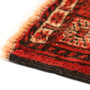 Turkmen Persian Rug 4x3 ft - 25-40 Years Geometric, Turkmen Gul Madder Red, Crimson, Burgundy Hand Knotted | pile detail | SKU 110121