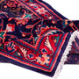 Arak Persian Rug 10'2" x 3'7" - Semi Antique Medallion Crimson, Red Hand Knotted | detail view | SKU 112677