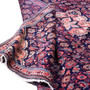Mahal Persian Rug 10'6" x 7'3" - Semi Antique Medallion Ivory, Pink Hand Knotted | detail view | SKU 112682