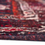 Shiraz Persian Rug 8'4" x 5'7" - Semi Antique Geometric Blue, Red Hand Knotted | back view | SKU 112725