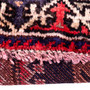 Shiraz Persian Rug 8x4 ft - Semi Antique Geometric Blue, Red Hand Knotted | pile detail | SKU 112736