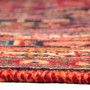 Qashqai Persian Rug 15'11" x 10'0" - Semi Antique Geometric Crimson, Blue Hand Knotted | back view | SKU 112747