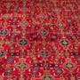 Qashqai Persian Rug 15'11" x 10'0" - Semi Antique Geometric Crimson, Blue Hand Knotted | side view | SKU 112747