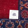 Yalameh Persian Rug 5'4" x 3'3" - Semi Antique Medallion Crimson, Navy Blue Hand Knotted | full view | SKU 112748