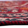 Shiraz Persian Rug 4'11" x 2'11" - Semi Antique Geometric Blue, Red Hand Knotted | back view | SKU 112749