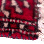 Baluch Persian Rug 6x3 ft - Semi Antique Mihrab Red, Blue Hand Knotted | back view | SKU 112751