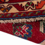 Shiraz Persian Rug 2'2" x 1'12" - Semi Antique Geometric Blue, Red Hand Knotted | corner detail | SKU 112755
